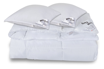 Dyne Pude Sæt Dobbelt Helårs Fiberdyne 200x220 + 2xpude 60x63 Microfiber Dyne Borg Living