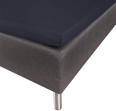 Kuvertlagen 140x200x8 cm - 100% Bomuld - Blåt - Lagen til topmadras