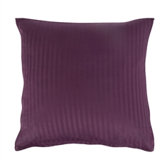 Pudebetræk 60x63cm - Jacquardvævet - Mørke lilla - 100% bomuldssatin 