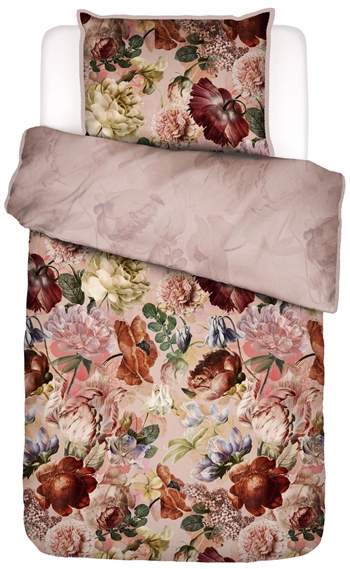 Billede af Essenza sengetøj - 140x220 cm - Claire Rosa - Vendbart sengesæt - 100% bomuldssatin - Blomstret sengetøj hos Shopdyner.dk