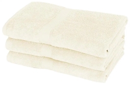 Badehåndklæde - 70x140 cm - Creme - 100% Bomuld