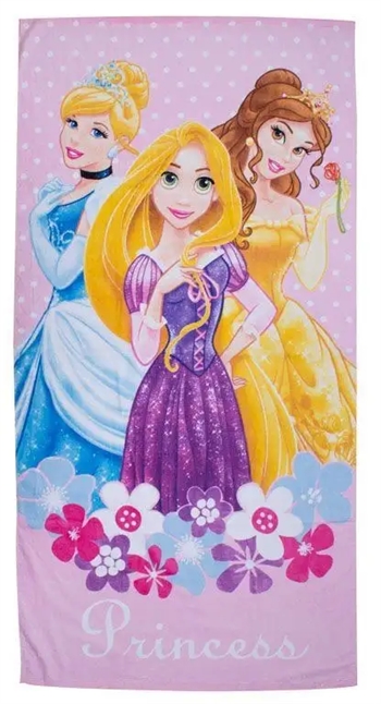 Billede af Badehåndklæde - Disney princess - 70x140 cm - 100% Bomuld