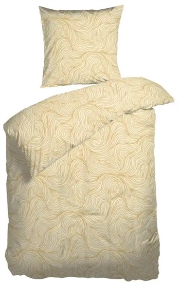 Billede af Sengetøj 140x220 cm - Daybreak Honey - Sengelinned i 100% bomuld - Night & Day sengesæt hos Shopdyner.dk