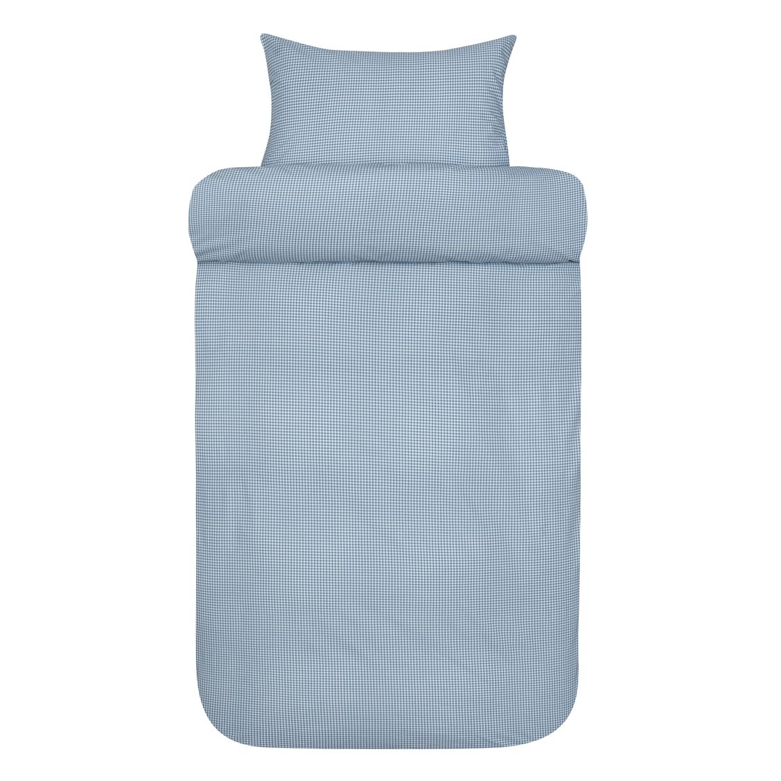 Høie sengetøj - Ekstra fin bomuld - Blå ternet Frans sengesæt Høie of Scandinavia