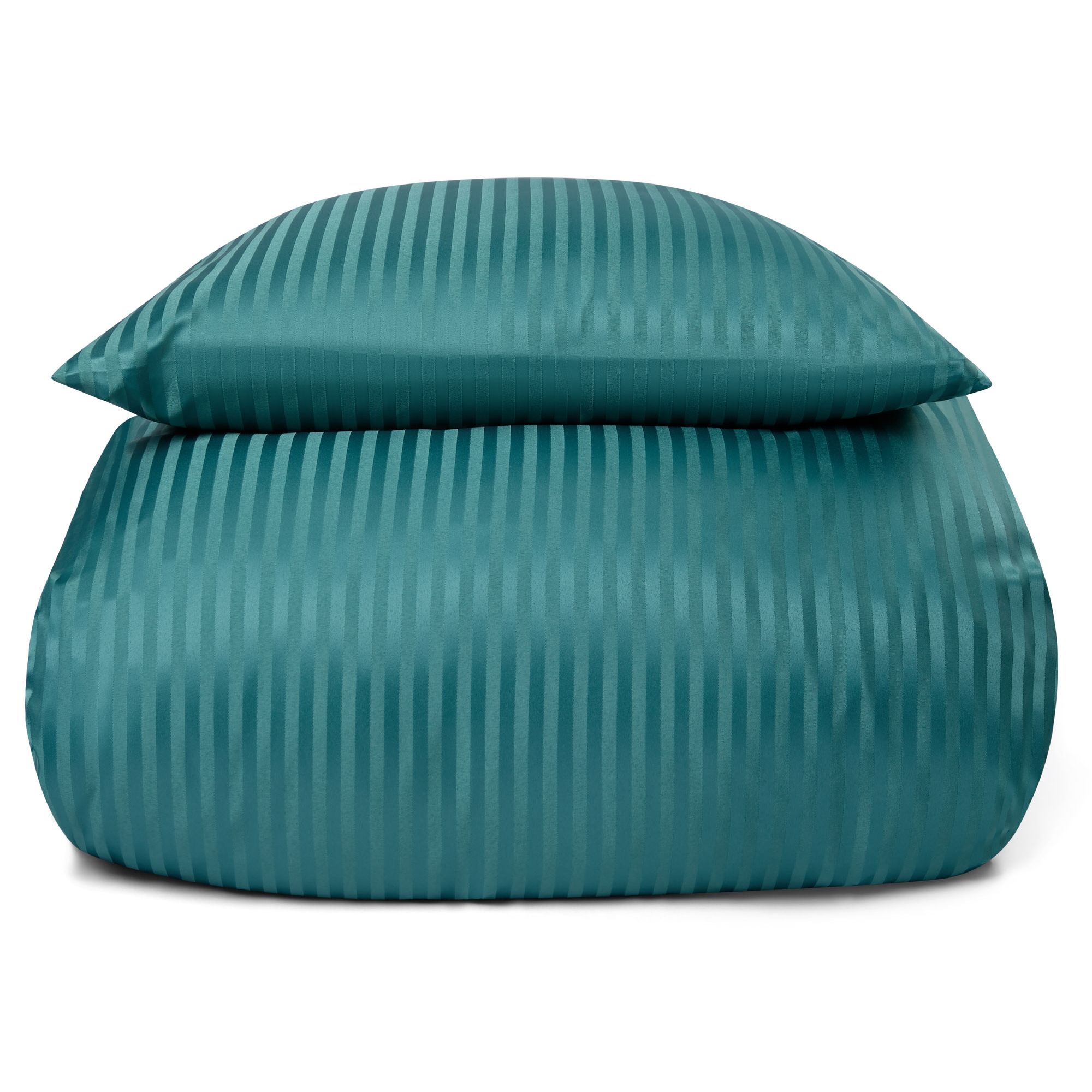 Sengetøj til dobbeltdyne 200x220 cm - Petrol farvet sengesæt - IN Style sengelinned i mikrofiber billede