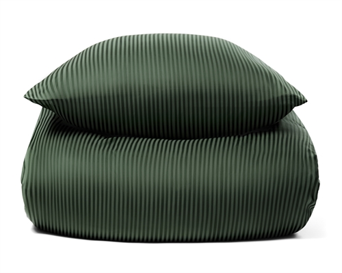 Billede af Sengetøj i 100% Egyptisk bomuld - 150x210 cm - Grønt sengetøj - Ekstra blødt sengesæt fra By Borg hos Shopdyner.dk