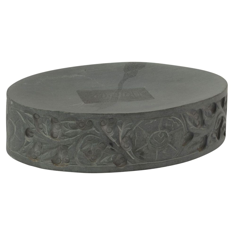 Sæbeskål - Sten fra Borås Cotton - Hamam - 14x10x3,5 cm billede