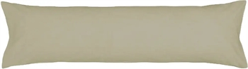 Pudebetræk 50x150 cm - Lys beige - 100% ekstra fin bomuld - Høie 