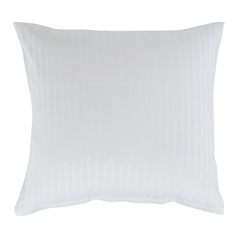 Pudebetræk 50x70 cm - Jacquardvævet - Hvid - 100% bomuld
