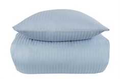 Sengetøj 240x220 cm - Lyseblåt king size sengetøj - 100% Bomuldssatin - Borg Living sengelinned