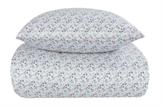 Baby sengetøj 70x100 cm - Potpuri blue - 100% Bomuldssatin - By Night sengesæt 