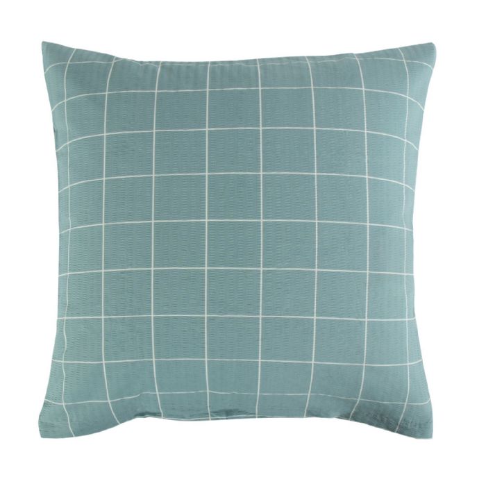 Billede af Pudebetræk 60x63 cm - Dusty Green Check - Grøn - Bæk og bølge hos Shopdyner.dk