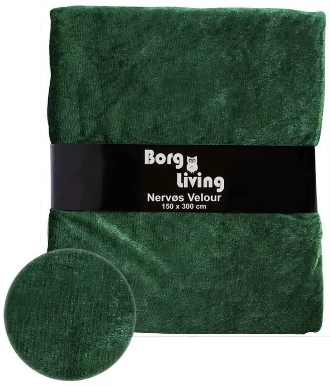 Nervøs velour • Velour dug 15 • Grøn