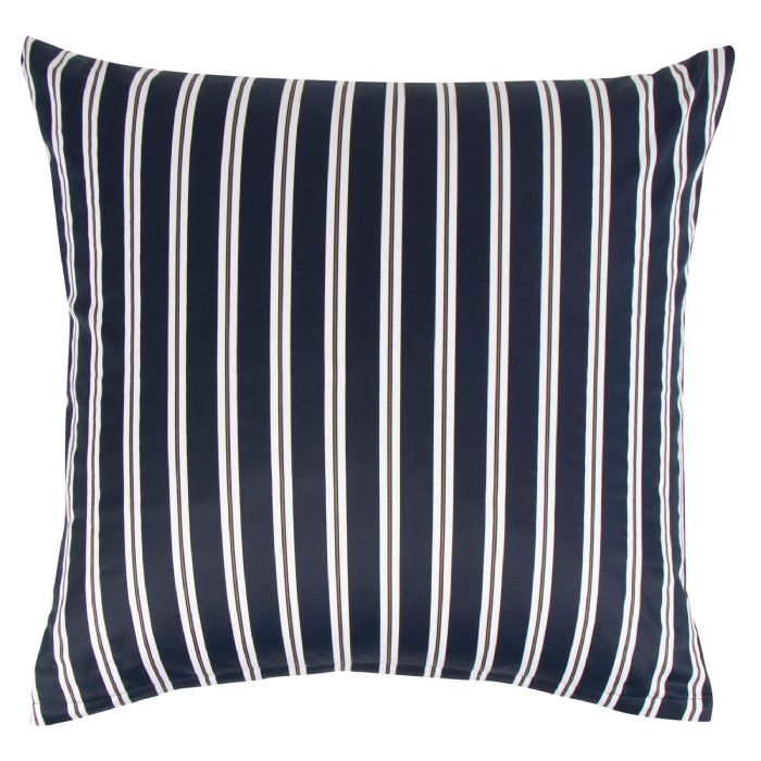 Pudebetræk 60x63 cm - 100% Blødt bomuldssatin - Stripe blue - Fra By Night