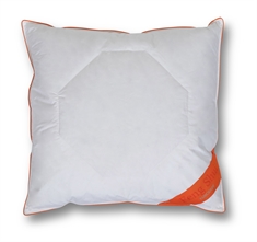 Hovedpude ''Mellem'' pude - 60x63 cm - med gåsedun - 3 kamre hovedpude - Feng Shui Økologisk