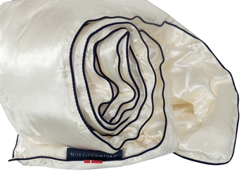 Billede af Silkedyne 140x200 cm - Helårsdyne med silkebetræk - Nordic Comfort 100% langfibret mulberry