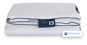 Billede af Dobbeltdyne 200x220 cm - Silke dobbelt dyne - Nordic comfort dyne med 100% mulberry silke