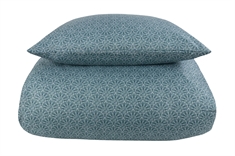 Dobbelt sengetøj 200x220 cm - Fan green - Mønstret sengesæt - Microfiber sengelinned - In Style