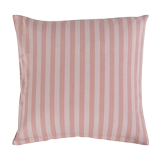 Pudebetræk 60x63 cm - Stripes Rose - Lyserød - 100% Bomuld