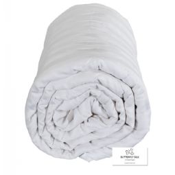 Silke sommerdyne - 100% mulberry silke - Bambussatin bloster - Butterfly Silk