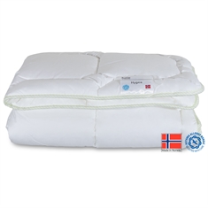 Juniordyne - Høie Hygea fiberdyne - 100x140cm – Helårs junior dyne – Anbefalet og godkendt af Asthma Allergy Nordic