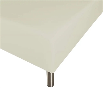 Boxlagen 140×200 cm – Hvid – 100% Bomuld – Faconlagen til madras