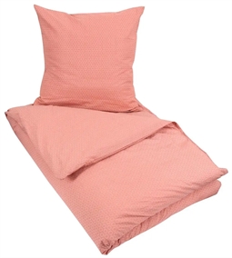 Dobbelt sengetøj 200x200 cm  - Circle rose - Rosa - 100% Bomuld