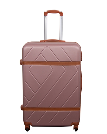 Se Stor kuffert - Retro rosa - Hardcase kuffert - Smart rejsekuffert hos Shopdyner.dk