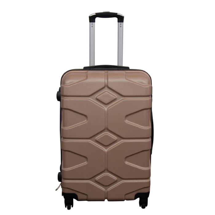 Kuffert tilbud - Hardcase - Str. Medium - Military Sand - Smart rejsekuffert