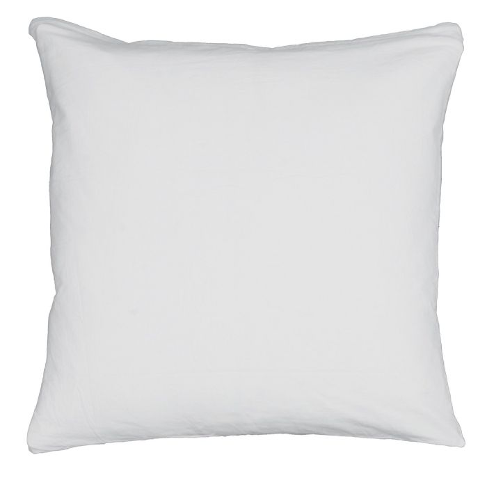  Pudebetræk 60x63 cm - 100% Enzymvasket bomuld - Firm hvid - Nordstrand Home
