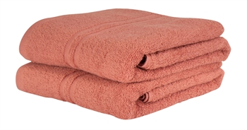 Billede af Håndklæde - 50x90 cm - Coral - 100% Bomulds håndklæde - Ekstra blødt hos Shopdyner.dk