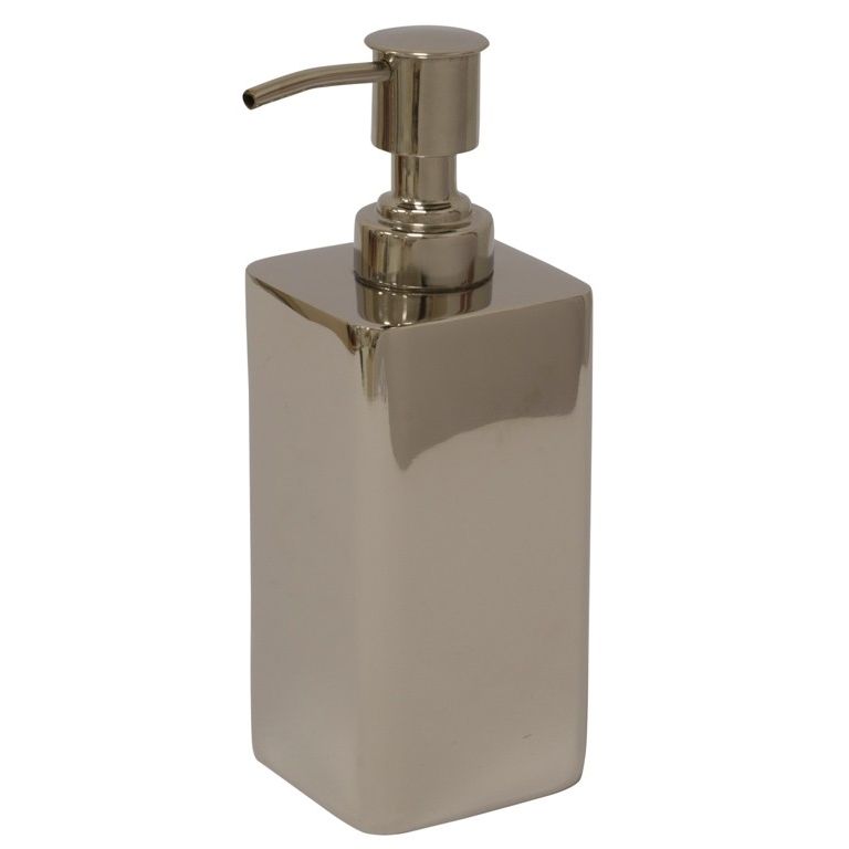 Sæbedispenser - Stål - Kontinental - 18x6,5 cm billede