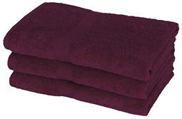 Badehåndklæde - 70x140 cm - Diamant - Lilla - 100% Bomuld - Bløde bade håndklæder fra Egeria
