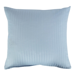 Pudebetræk 50x70 cm - Lyseblå  - Jacquardvævet - 100% bomuldssatin