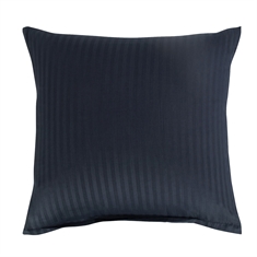 Pudebetræk 50x70 cm - Jacquardvævet - Mørkeblå - 100% bomuld