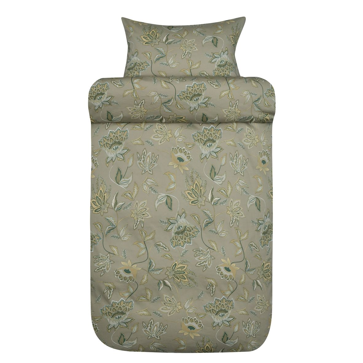 Høie sengetøj - 100% blødt bomuldssatin - Mille grøn sengesæt fra Høie of Scandinavia