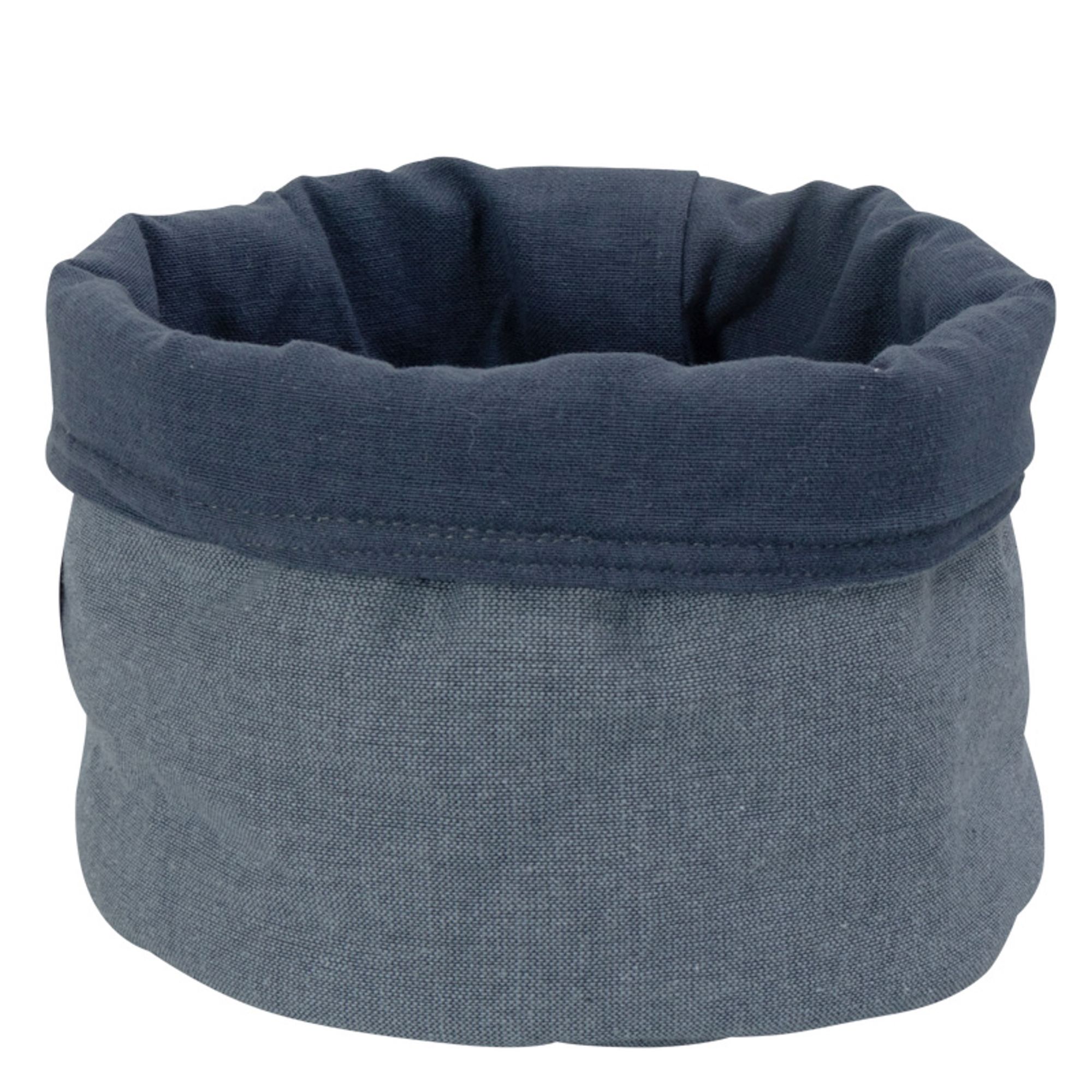 Brødpose - Ø20 cm - Mørkeblå - Flot og praktisk brød pose i 100% Bomuld - Nordstrand Home billede