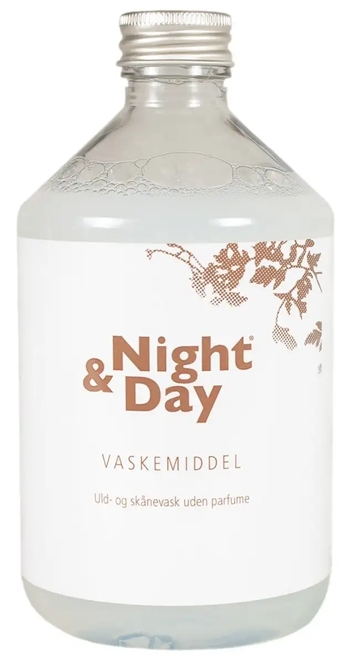 Billede af Dun vask - Enzymfrit vaskemiddel - Til dundyner og dunpuder - Dansk produceret vaskemiddel til uld, dun og skånevask - Night & Day hos Shopdyner.dk
