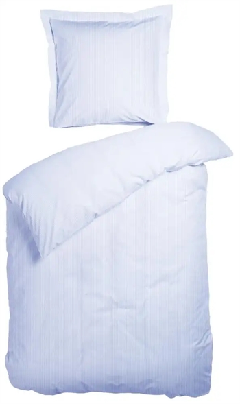 Billede af Sengetøj 260x240 cm - Blåt sengetøj - King size - jacquard sengesæt - 100% Egyptisk Bomuldssatin -Turiform hos Shopdyner.dk