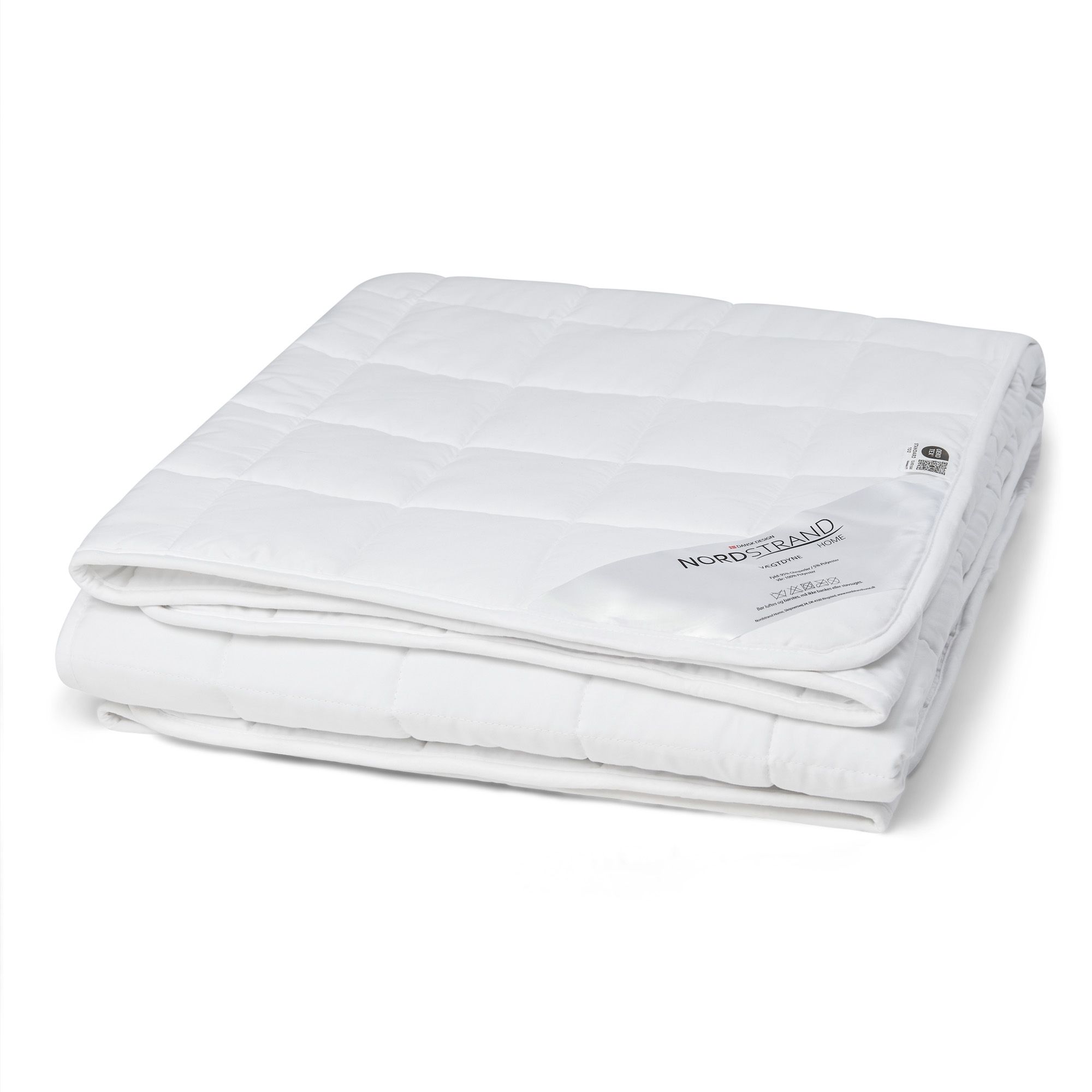 Tyngdedyne 140x220 cm - 6,6 kg vægtdyne med glasperler - Dyne med vægt - Nordstrand Home kugledyne billede