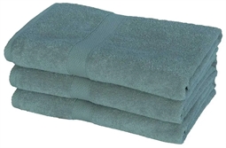 Badehåndklæde - 70x140 cm - Diamant - Petrol - 100% Bomuld - Bløde bade håndklæder fra Egeria