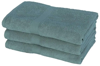 Billede af Badehåndklæde - 70x140 cm - Diamant - Petrol - 100% Bomuld - Bløde bade håndklæder fra Egeria