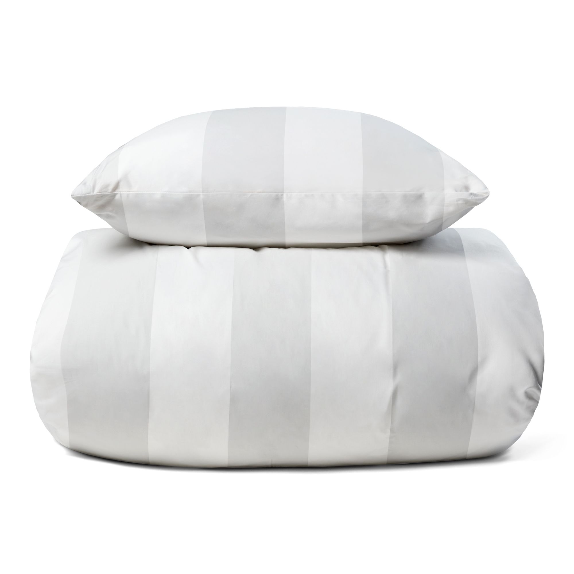 Luksus sengetøj - Hvidt eksklusivt sengesæt i 100% bomuldssatin fra By Borg