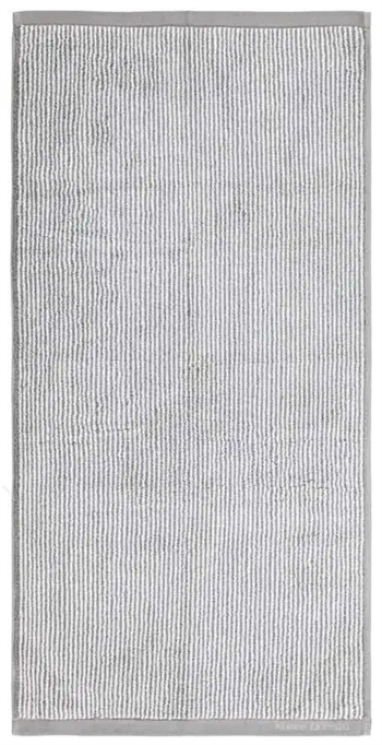Billede af Marc O Polo Håndklæde - 50x100 cm - Grå og hvid - 100% Bomuld - Luksus håndklæder