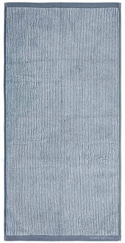 Marc O Polo Badehåndklæde - 70x140 cm - Blå og hvid - 100% Bomuld - Luksus håndklæde 