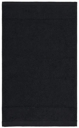 Luksus gæstehåndklæde - 30x50 cm - Sort - 100% Bomuld - Marc O Polo håndklæder på tilbud