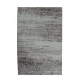Gulvtæppe - Løs tæppe med skridsikker bagside - Gråt tæppe med stonewashed effekt - Blødt tæppe fra Nordstrand Home Tine