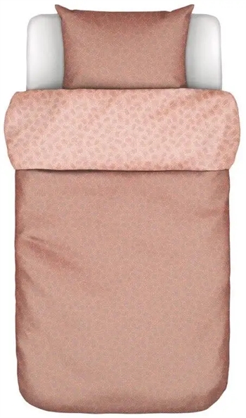 Billede af Marco polo sengetøj - 140x220 cm - Verin Coral pink - 2 i 1 sengesæt - 100% Bomuldssatin sengetøj - Marc O'Polo hos Shopdyner.dk