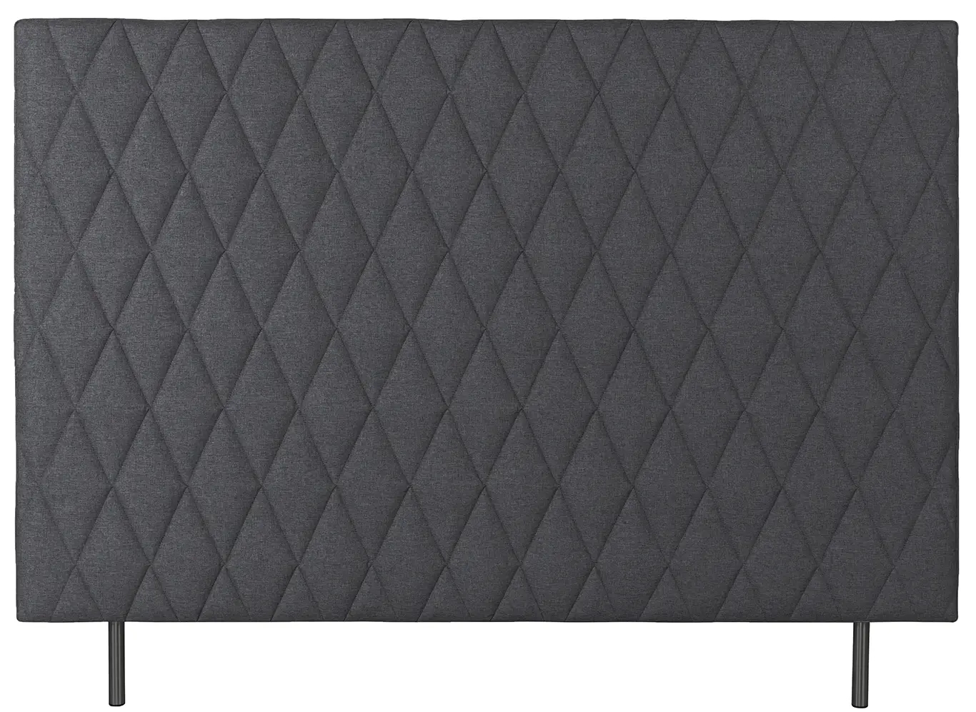 Sengegavl 160x135 cm - Mørkegråt hovedgærde med harlequin tern - Nordstrand Home billede