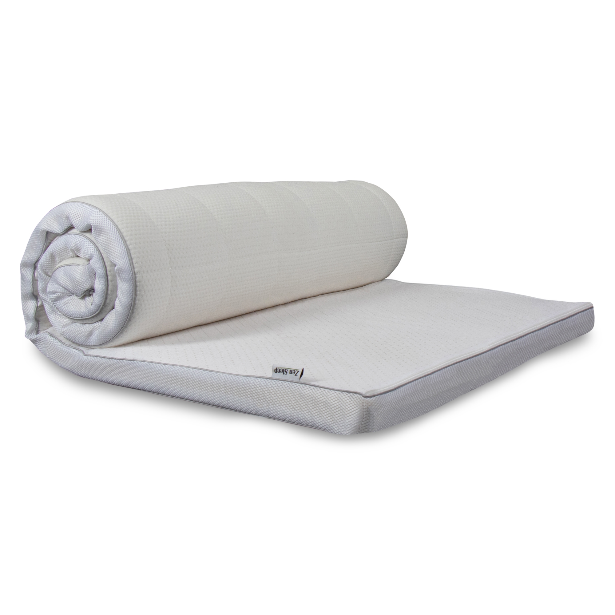 Latex topmadras - 90x200 cm - 5 cm høj - Latex & naturlatex - Zen sleep topmadras til enkeltseng - INGEN MULIGHED FOR RETUNERING/REKLAMATION billede